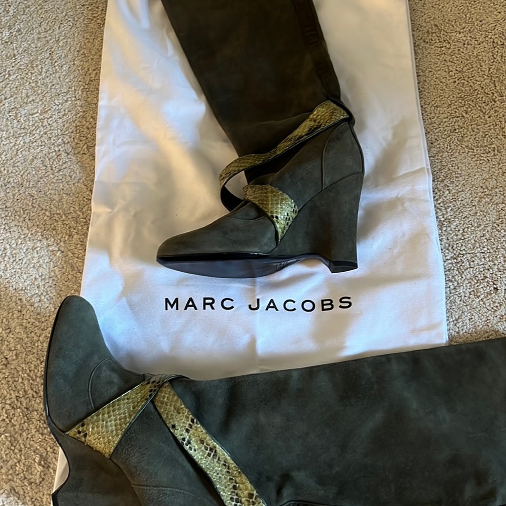 Brand new Marc Jacobs wedge boots